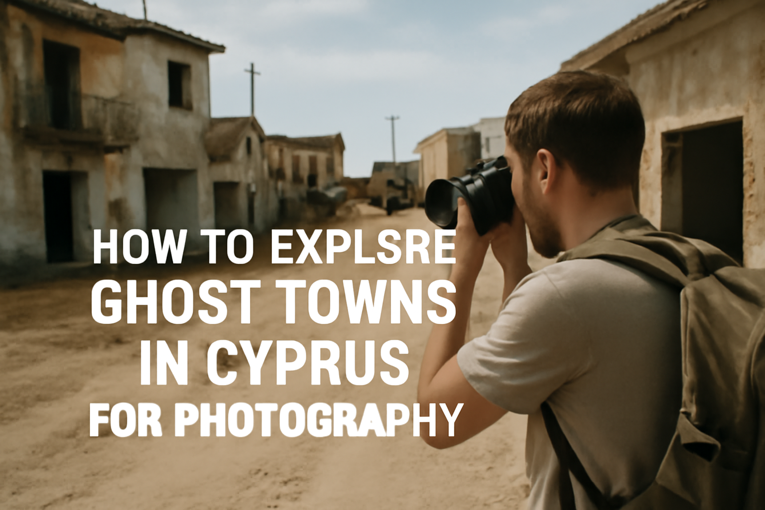 How to Explore Ghost Towns in Cyprus for Photography?