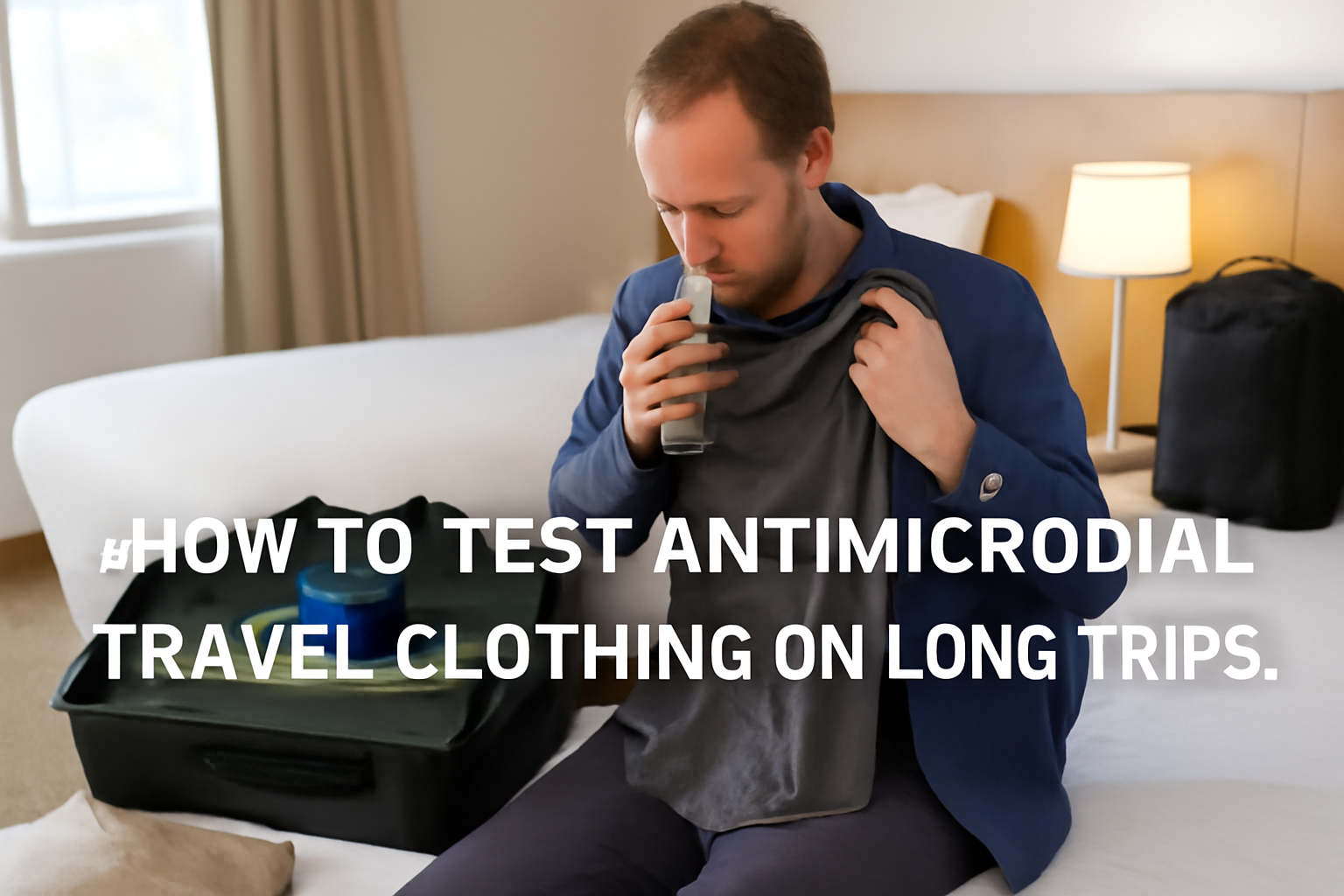 How to Test Antimicrobial Travel Clothing on Long Trips?