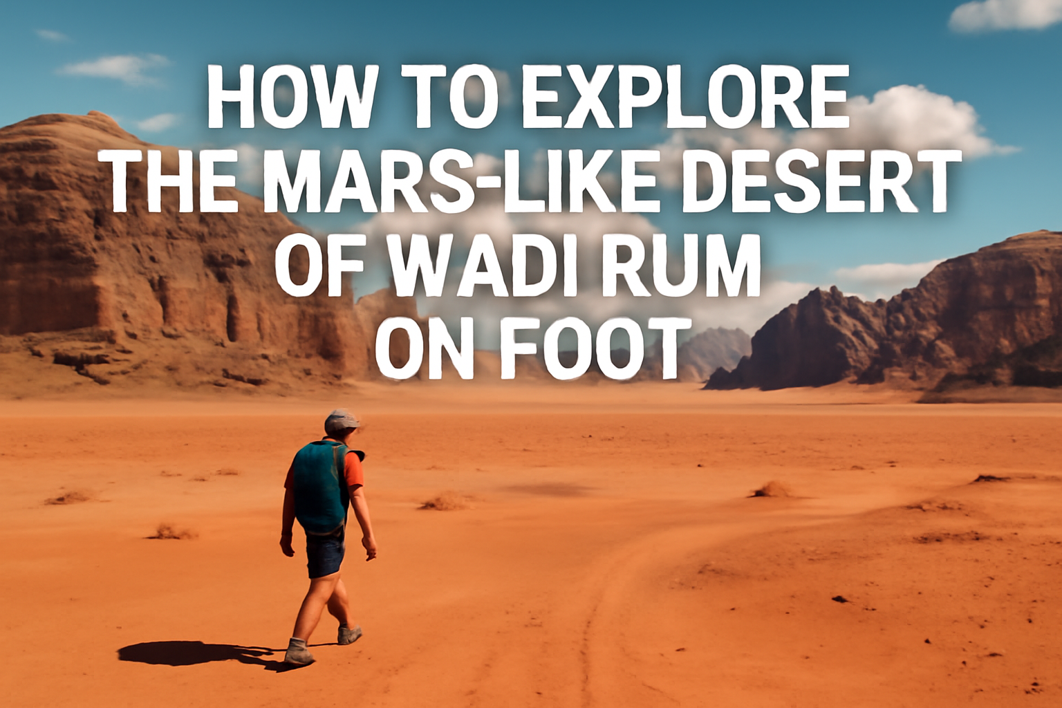 How to Explore the Mars-like Desert of Wadi Rum on Foot?